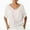 W-White, variant on Adeawade Womens T Shirts Short Sleeve Solid Color Tops V Neck Classic Tee Daily Wear L Rd2