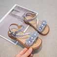 thumbnail image 5 of KPOPLK Toddler Flip Flops Girls Summer Sandals Kids Lightweight Sandal Shoes for Swimming Beach Pool Size 13.5,Grey, 5 of 6