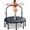 Blue&Black, variant on MERACH 40" Fitness Trampoline with Bar, Foldable Mini Trampoline Rebounder with Bungees, 330 lbs Capacity