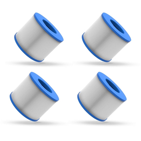 WAVE Replacement Hot Tub Filters | Compatible with Saluspa (bestway), Clever Spa & Relxtime | Screw-On/Threaded | 4 Pack