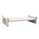 thumbnail image 1 of Estante dispensador de alimentos de madera para comederos elevados para mascotas, soporte de alimentación lenta para mascotas blanco, 1 of 9