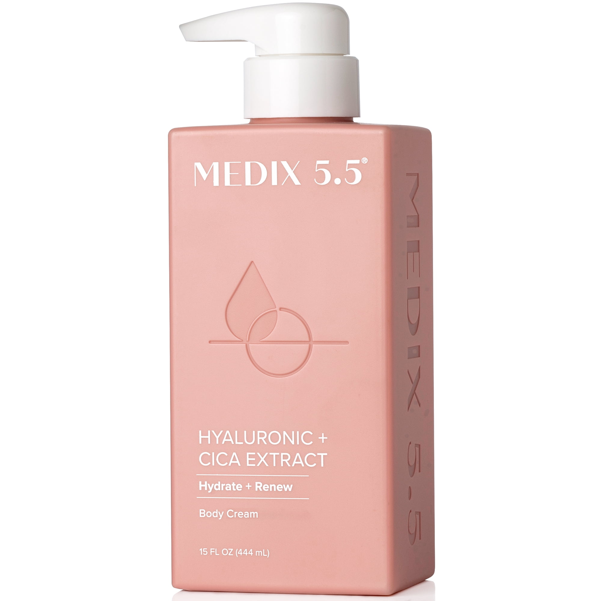 MEDIX 5.5 Hyaluronic Acid + Vitamin E Cream Body Lotion & Face Moisturizer, 15 Fl Oz