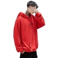 thumbnail image 2 of Seyurigaoka Fashion Trend Casual men´s hooded sweatshirt hip-hop street style stitching hoodie streetwear, 2 of 4