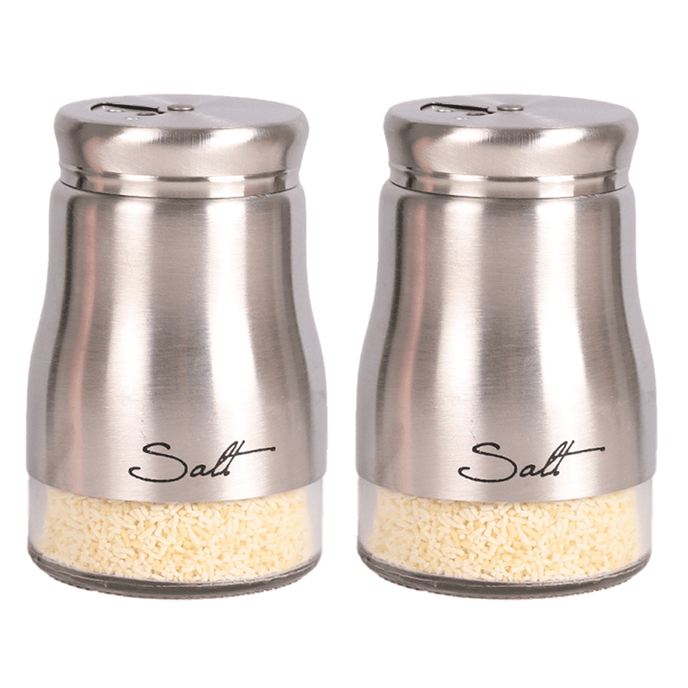 Salt And Pepper Shakers Set, Kitchen Decor, Glass Salt And Pepper Shakers Set, Cute Salt Shaker