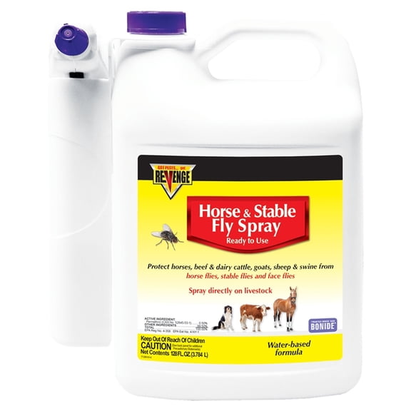 Bonide Products Inc P-Revenge Horse & Stable Fly Spray W/power Sprayer 1 Gallon (Case of 3 )