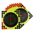 thumbnail image 1 of 50Pcs/Set Hunting Targets 8x8 Inch Self Adhesive Paper Reactive Splatter Targets Stickers,50 * Target sticker,green & black, 1 of 6