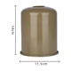thumbnail image 4 of Cubierta de tanque de gas plana para acampar al aire libre Cubierta de tanque de gas de estilo retro Cubierta protectora de metal Cubierta de combustible Accesorios para estufa, 4 of 4
