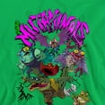 thumbnail image 2 of Tales of the Teenage Mutant Ninja Turtles Mutanimals Adult Pull-Over Hoodie, Kelly Green, 2X-Large, 2 of 5