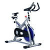 Sunny Health Fitness ASUNA 4100 Commercial Indoor Cycling Bike - Silver
