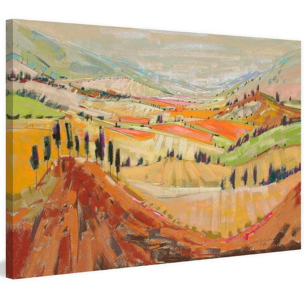 "Tuscany XI" Painting Print on Wrapped Canvas