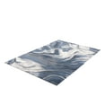 thumbnail image 2 of Abani Regal Collection Area Rug Mid Century Modern Bedroom Living Room Decor Floor Rug 8 x 10 Blue Grey, 2 of 9