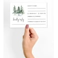 thumbnail image 3 of Inkdotpot 50 Blank RSVP Cards With White Envelopes Pine Tree 4"x6" Response Cards-RSVP Reply Card For Wedding-Bridal Shower-Baby Shower-Rehearsal Dinner, 3 of 7