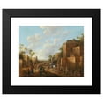 thumbnail image 2 of Joost Cornelisz Droochsloot 24x20 Black Modern Framed Museum Art Print Titled - A Village Landscape with Country Folk Near a Tavern, 2 of 5