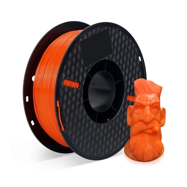 PETG 3D Printer Filament, 1.75mm 1KG Toughness 3D Printing Material Standard 1Roll/KG ,Easy to Use