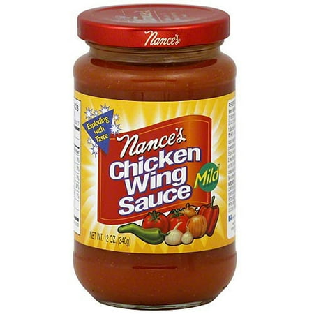 Nance's Mild Chicken Wing Sauce, 12 oz (Pack of 12)