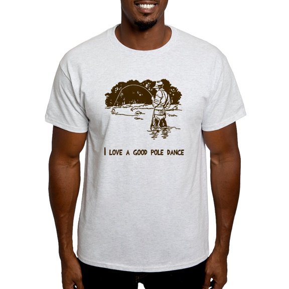 CafePress - I Love A Good Pole Dance Light T Shirt - Men's Classic Graphic T-Shirt