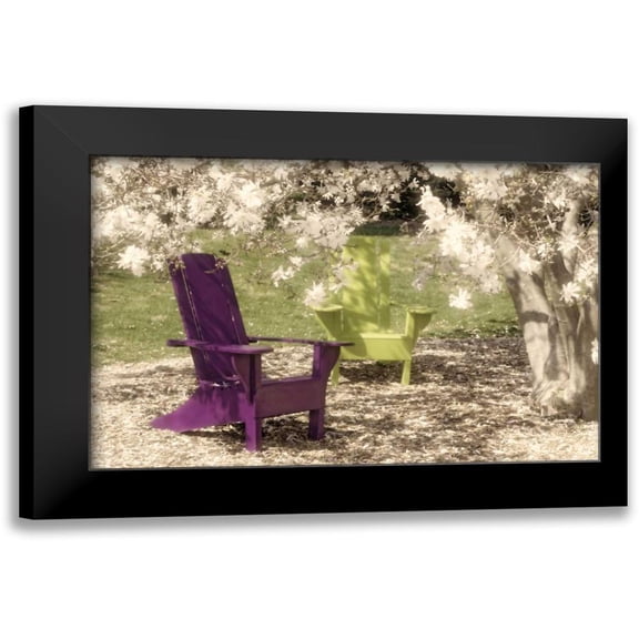 McNemar, C. Thomas 14x11 Black Modern Framed Museum Art Print Titled - Under the Magnolia Tree