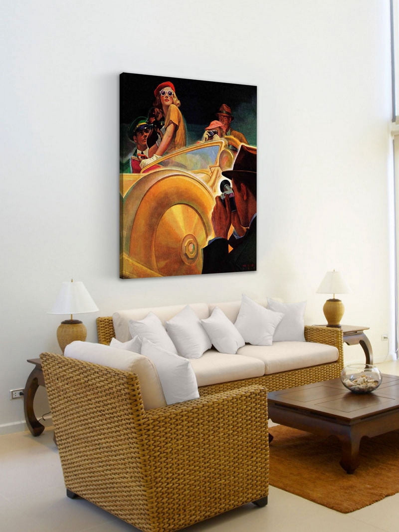 Marmont Hill "Photo Opportunity" by Michael Dolas Painting Print on Canvas