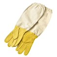 thumbnail image 1 of JShteea Guantes Apicultura Guantes Cuero Y Algodón Manga Larga para Hombres Y Mujeres (amarillo), 1 of 9