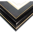 thumbnail image 4 of GraduationMall Certificate Documents Diploma Frame Black Real Wood with Black Mat 8.5 x 11 /11 x 14, 4 of 6