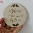 thumbnail image 4 of Placa de anuncio de bebé personalizada de madera, accesorio de foto para recién nacido, llegada de nacimiento, varios estilos disponibles, 4 of 4