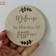 thumbnail image 4 of Placa de anuncio de bebé personalizada de madera, accesorio de foto para recién nacido, llegada de nacimiento, varios estilos disponibles, 4 of 4