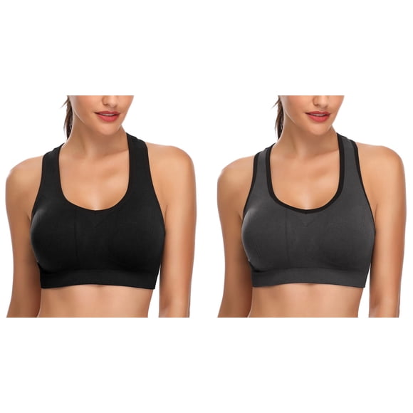 Sujetador deportivo MIRITY para mujer, espalda cruzada, entrenamiento de alto impacto para gimnasio