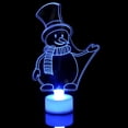 thumbnail image 1 of Muñeco De Nieve Árbol De Navidad Papá Noel Luces De Noche Luminosas Coloridas Decoraciones Regalos ANGGREK Santa Colorful Luminous Night Light, 1 of 8
