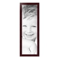 thumbnail image 2 of ArtToFrames 10" x 31" Mahogany Picture Frame, 10x31 inch Brown MDF Poster Frame (WOM-3978), 4 Pack, 2 of 8
