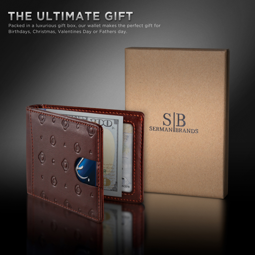 Serman Brands RFID Blocking Slim Bifold Wallet photo 4