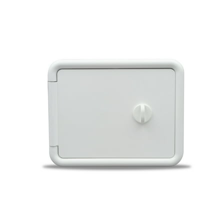 RV Camper Multi-Purpose Hatch Square Hole Back Polar White PN 94297