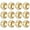 12 Set Gold, variant on Napkin Rings - Round Napkin Holder Rings for Dinning Table Parties Weddings Family Gather- Holiday Banquet Christmas Dinner Serviette Buckles Decor (20 Set Gold)