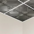 thumbnail image 2 of Great Lakes Tin 2ft x 2ft Erie Argento Lay-In Ceiling Tile (5-Pack), 2 of 4