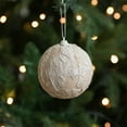 thumbnail image 5 of Arghm Fabric Christmas Ornament Tree Window Hanging Decor,Mesh Foam Ball,Festive Decorative Sphere 3.14 Inch, 5 of 6