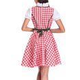 thumbnail image 4 of BJUTIR Robes d'Été pour Femmes Grande Taille Robe Allemande Col Carré Tablier Oktoberfest Fille, 4 of 9