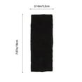 thumbnail image 4 of CIMAXIC 5Pcs Stylish Black Fitness Headbands Sweat Absorbing Portable Yoga Hair Bands, 4 of 8