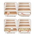thumbnail image 5 of Sunflower Stair Treads for Wooden Steps Indoor Runner Rug Carpet, Farmhouse Spring Summer Botanical 7 Pieces Peel and Stick Staircase Step Treads Covers Washable Throw Door Mats, 30"x8", 5 of 6