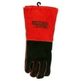 thumbnail image 6 of Lincoln Electric Industrial Leather Red and Black Welding Gloves, 6 of 9
