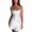 White, variant on BOOMILK Cocktail Party Dresses for Women Temperament Casual Backless Short Skirt Design Sense Bag Hip Suspender