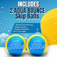 thumbnail image 4 of Ultimate Larger 3” Size Skip Balls (Yellow/Cyan) Beach Pool Toys for Kids Ages 3-14 Year Old Boys Girls Summer Gifts for Teens Family Water Games Adult Men Women Best Birthday Present, 4 of 7
