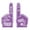 Purple, variant on Bdday Wedding Decorations Foam Finger Giant Foam Giant Foam Giant Foam Hand Foam Finger Large Foam Hand Pointing Finger for Sports Fans for Sports Halloween Decorations Indoor