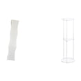 thumbnail image 1 of Pantalla De Papel Para Lámpara De Pie De Salón Con Mesa Auxiliar De Acrílico Transparente Para Decoración De Espacios Pequeños Y Cubierta De Luz Para Lámpara De Pie De Fácil Montaje, 1 of 8