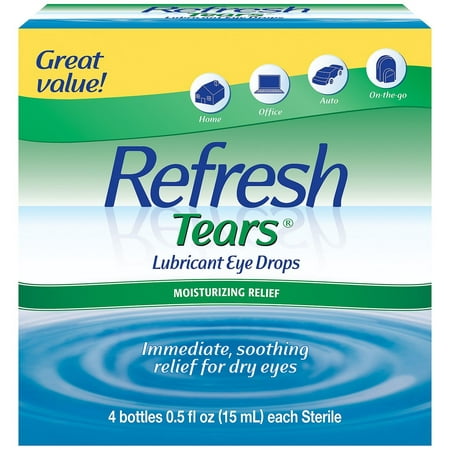 Refresh Tears® Lubricant Eye Drops 4-0.5 & 1-0.17 fl. oz. Bottles