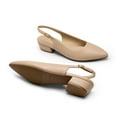 thumbnail image 4 of DREAM PAIRS Kitten Slingback Low Block Heels for Women Pointed Closed Toe Business Dress Shoes Wedding Party Comfortable Pumps Shoes, 4 of 5