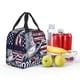 thumbnail image 5 of Disketp Mallard Duck With American Flag for Insulated Lunch Bag for Women and Men, Perfect for Work, Hiking, Picnic, 5 of 8