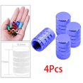 thumbnail image 2 of 4 Uds tapas de vástago de neumático tapas de vástago sello aire de neumático de aleación de aluminio resistente Azul oscuro Zulema Tapas de vástago de válvula de neumático de automóvil, 2 of 8