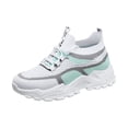 thumbnail image 2 of YOUYEDIAN Womens Orthopedic Shoes Arch Support Running Shoes Breathable Slip on Non Slip Server Shoes Mesh Stretch Soft 2026 Foam Shoes (Green), 2 of 4