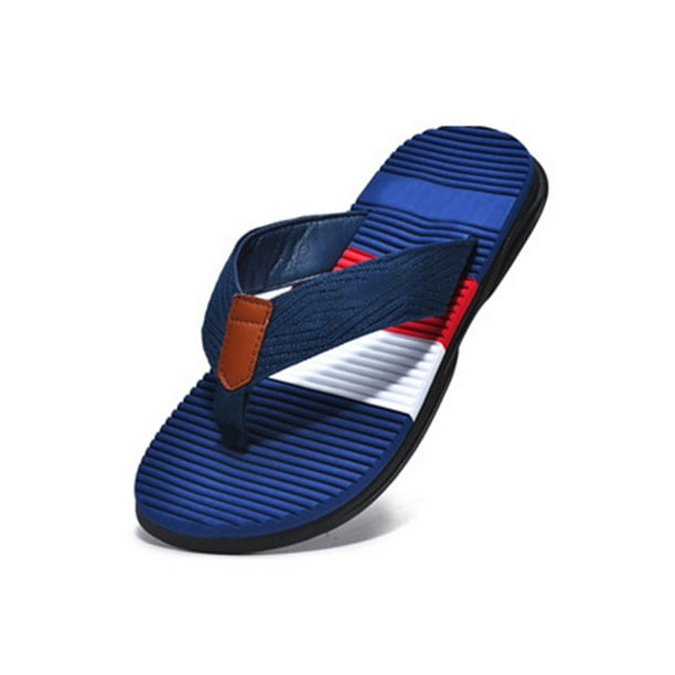 Navy blue flip shop flop sandals