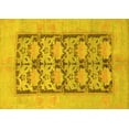 thumbnail image 1 of Ahgly Company Indoor Rectangle Abstract Yellow Modern Area Rugs, 5' x 7', 1 of 4