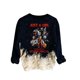 thumbnail image 2 of Jersey de cuello redondo, pantalón corto estampado informal de manga larga a la moda para mujer de primavera Dos esqueletos L Yuyangstore Sudadera con cuello redondo, 2 of 4